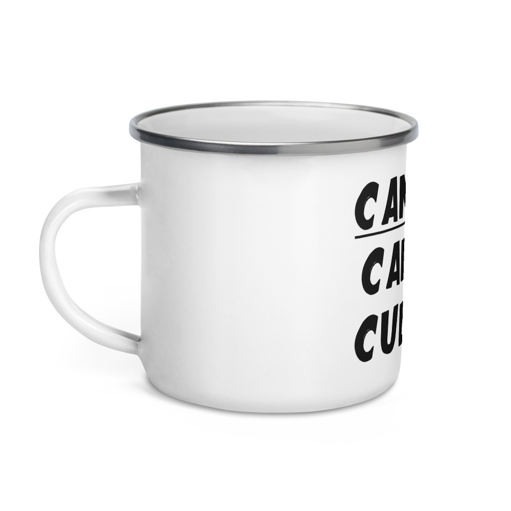 CANCEL CANCEL CULTURE Enamel Mug - Image 3