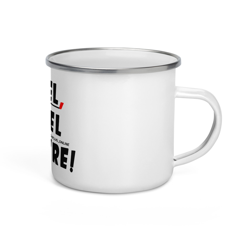 CANCEL CANCEL CULTURE Enamel Mug - Image 2