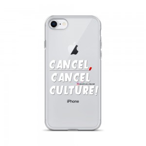 CANCEL CANCEL CULTURE white iPhone Case