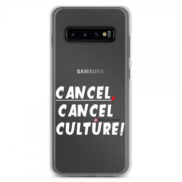 CANCEL CANCEL CULTURE white Samsung Case - Image 3
