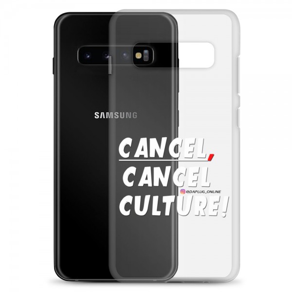 CANCEL CANCEL CULTURE white Samsung Case - Image 4