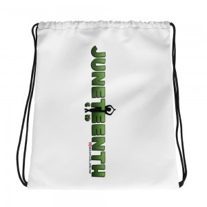 Juneteenth Drawstring bag