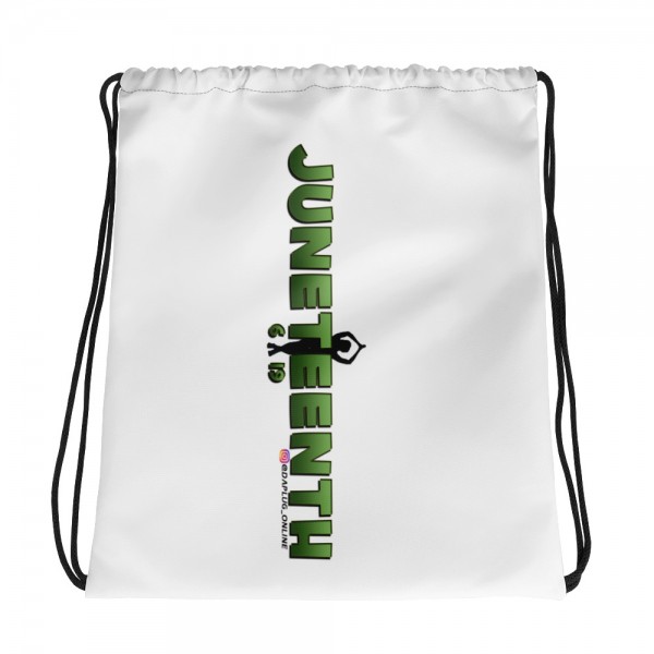 Juneteenth Drawstring bag