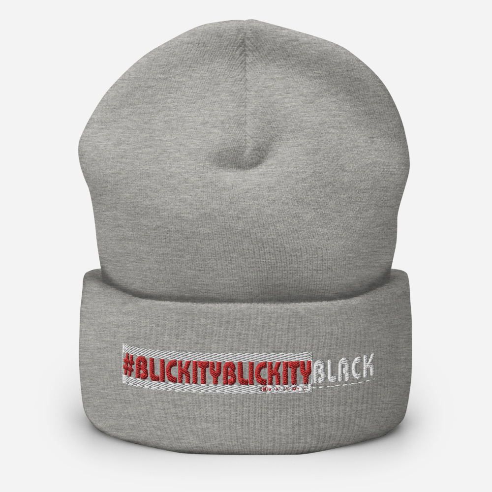 #BLICKITYBLICKITYBLACK Beanie - Image 5