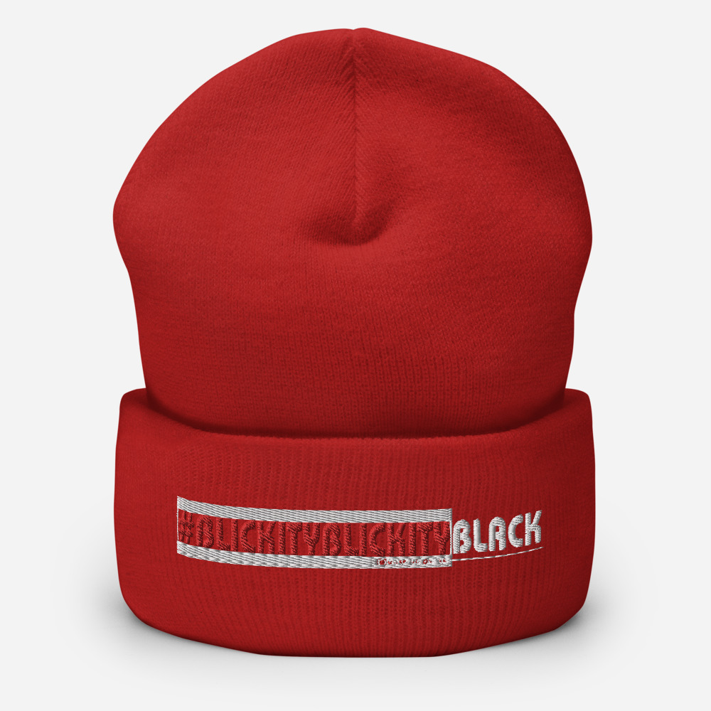 #BLICKITYBLICKITYBLACK Beanie - Image 4