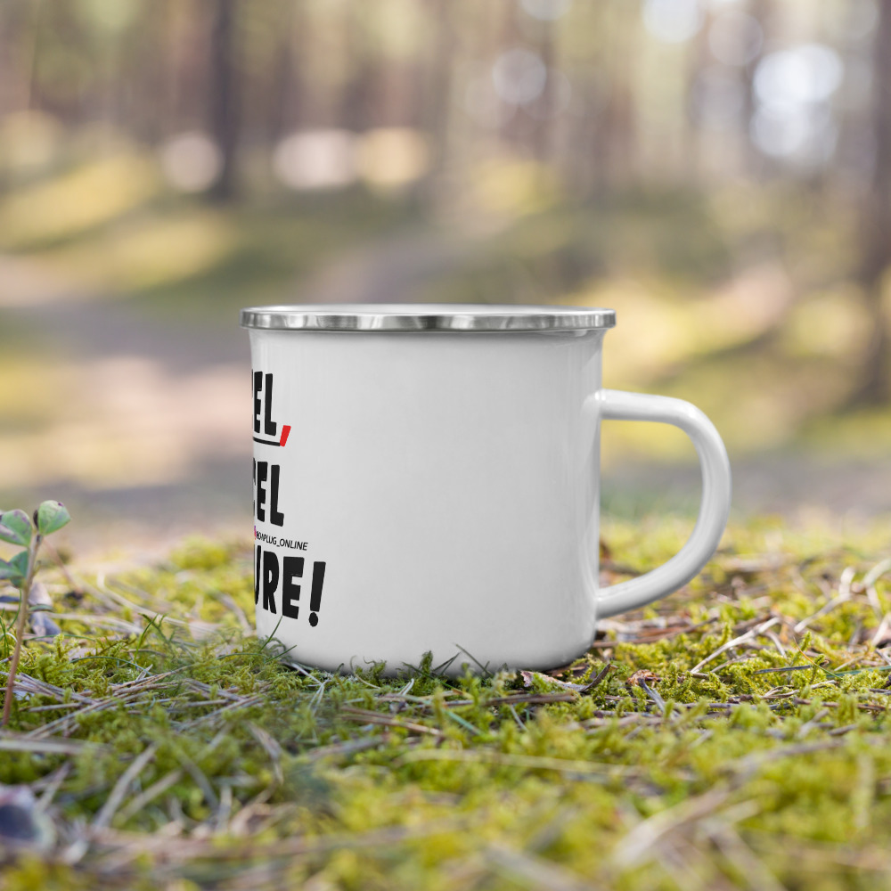 CANCEL CANCEL CULTURE Enamel Mug - Image 4