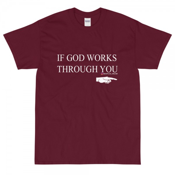 IF GOD T-Shirt - Image 4