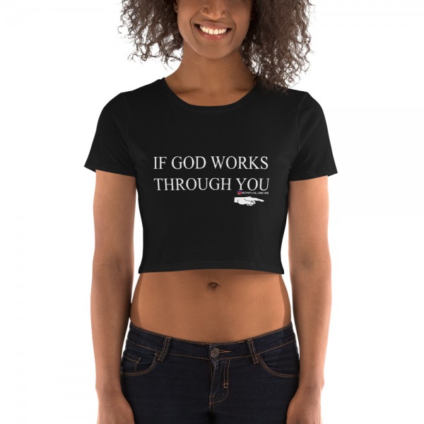 If God Women’s Crop Tee - Image 2