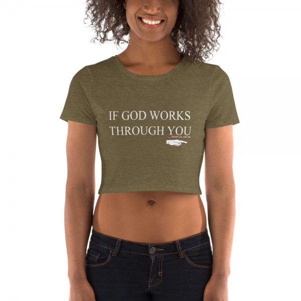 If God Women’s Crop Tee - Image 3