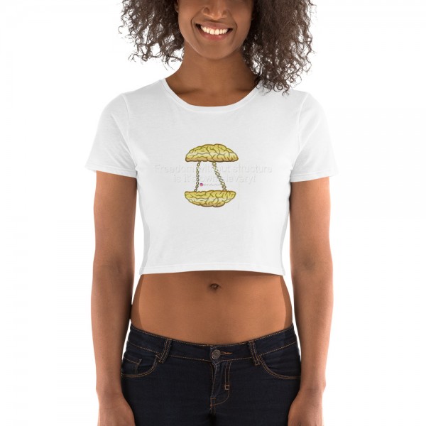 Freedom Crop Tee (white) - Image 2