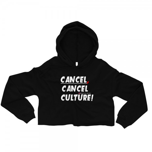 CANCEL CANCEL CULTURE Crop Hoodie - Image 2