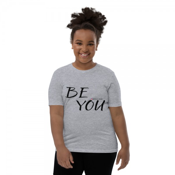 Be You Short Sleeve Youth T-Shirt (Black) - Image 45