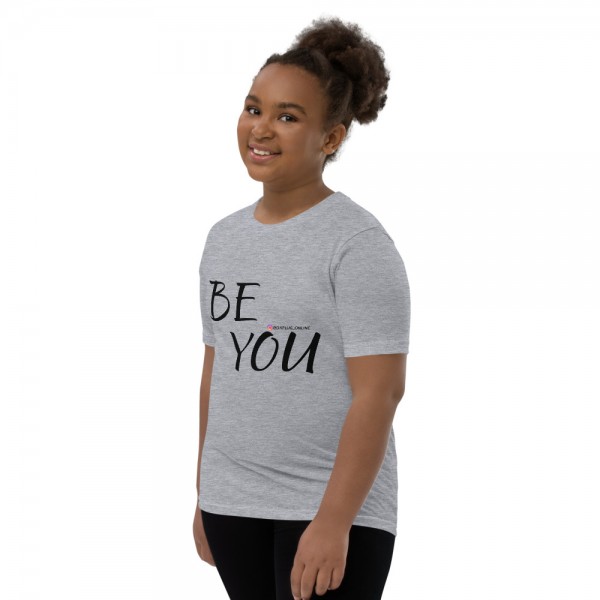 Be You Short Sleeve Youth T-Shirt (Black) - Image 17