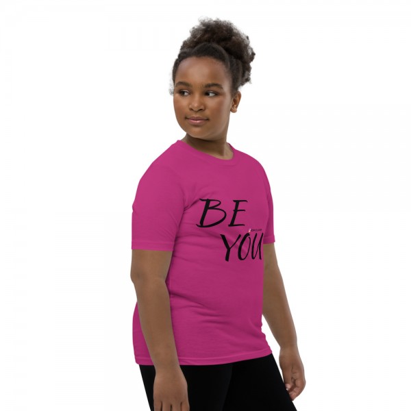 Be You Short Sleeve Youth T-Shirt (Black) - Image 10