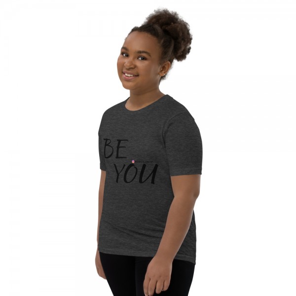Be You Short Sleeve Youth T-Shirt (Black) - Image 5