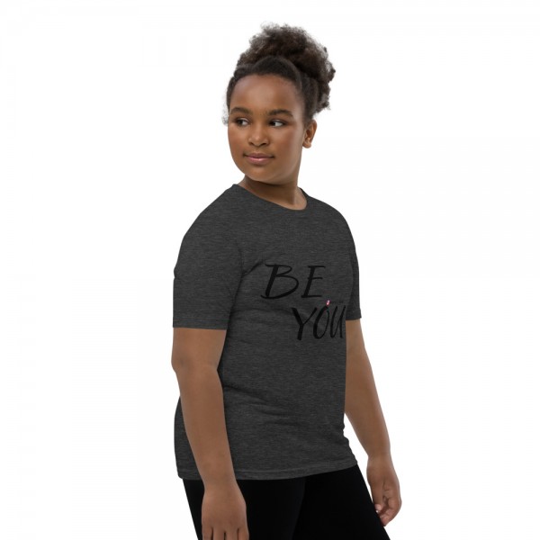 Be You Short Sleeve Youth T-Shirt (Black) - Image 30