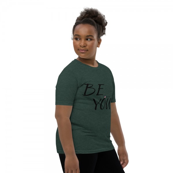 Be You Short Sleeve Youth T-Shirt (Black) - Image 12