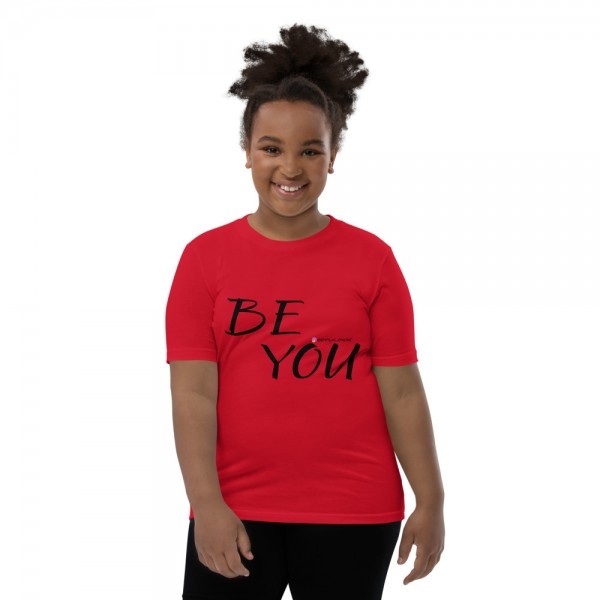 Be You Short Sleeve Youth T-Shirt (Black) - Image 25