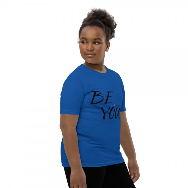 Be You Short Sleeve Youth T-Shirt (Black) - Image 8