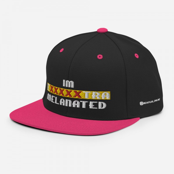 IM EXXXXXXTRA melanated Snapback Hat - Image 10