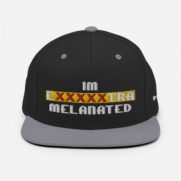 IM EXXXXXXTRA melanated Snapback Hat - Image 20