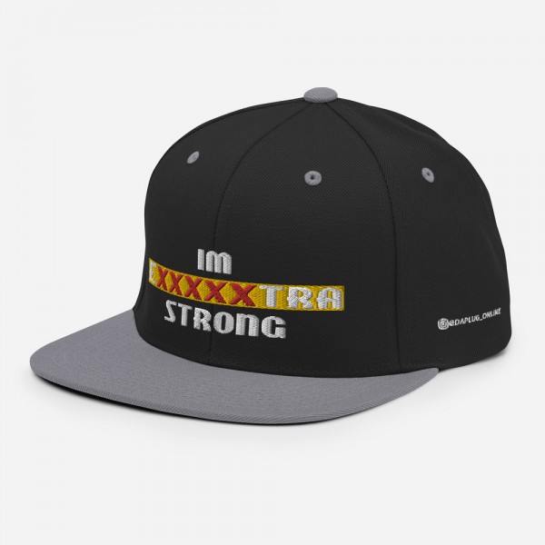 IM EXXXXXXTRA strong Snapback Hat - Image 22