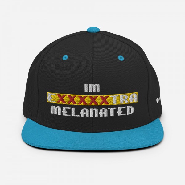 IM EXXXXXXTRA melanated Snapback Hat - Image 11