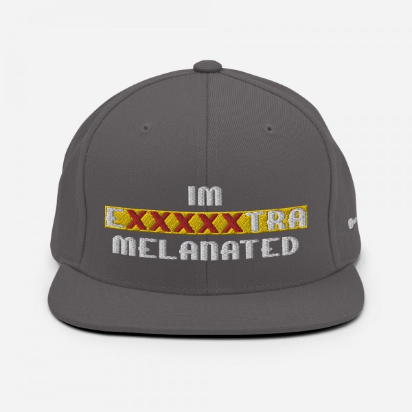 IM EXXXXXXTRA melanated Snapback Hat - Image 41