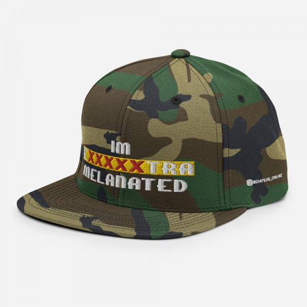 IM EXXXXXXTRA melanated Snapback Hat - Image 40