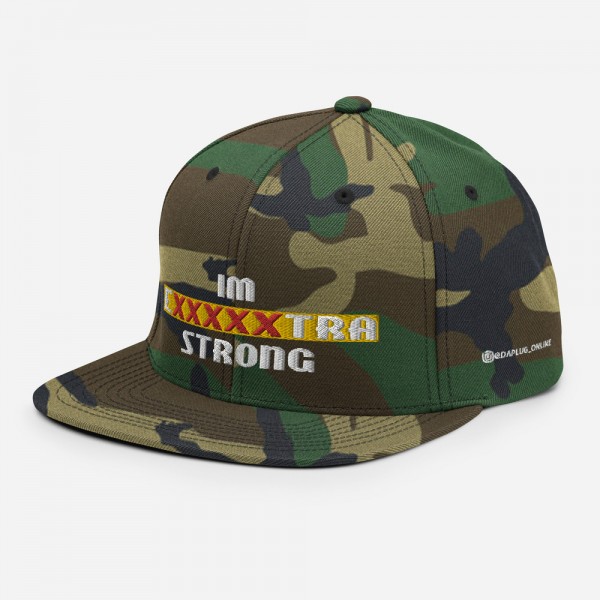 IM EXXXXXXTRA strong Snapback Hat - Image 39