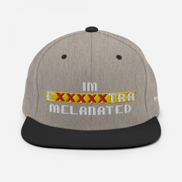 IM EXXXXXXTRA melanated Snapback Hat - Image 44