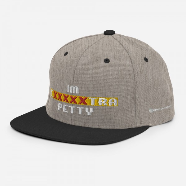 IM EXXXXXXTRA petty Snapback Hat - Image 46