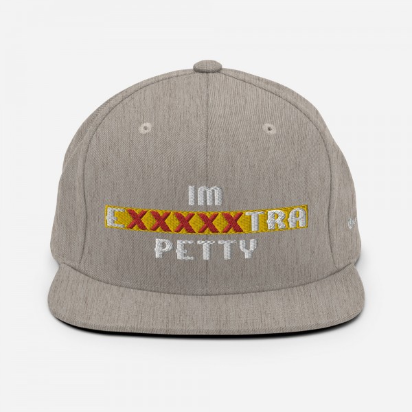 IM EXXXXXXTRA petty Snapback Hat - Image 52
