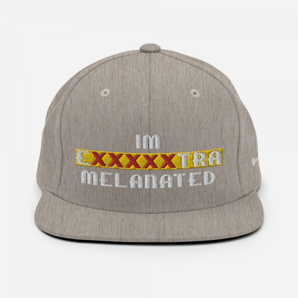IM EXXXXXXTRA melanated Snapback Hat - Image 52
