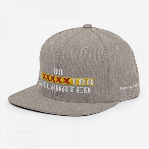 IM EXXXXXXTRA melanated Snapback Hat - Image 54