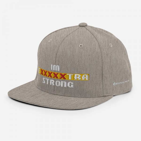 IM EXXXXXXTRA strong Snapback Hat - Image 54