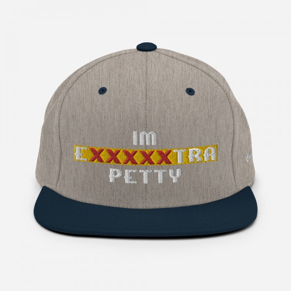 IM EXXXXXXTRA petty Snapback Hat - Image 50