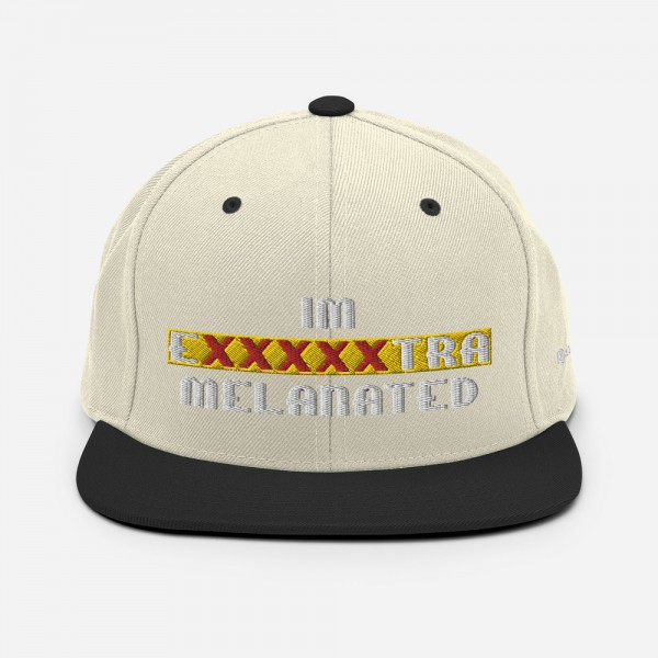 IM EXXXXXXTRA melanated Snapback Hat - Image 58