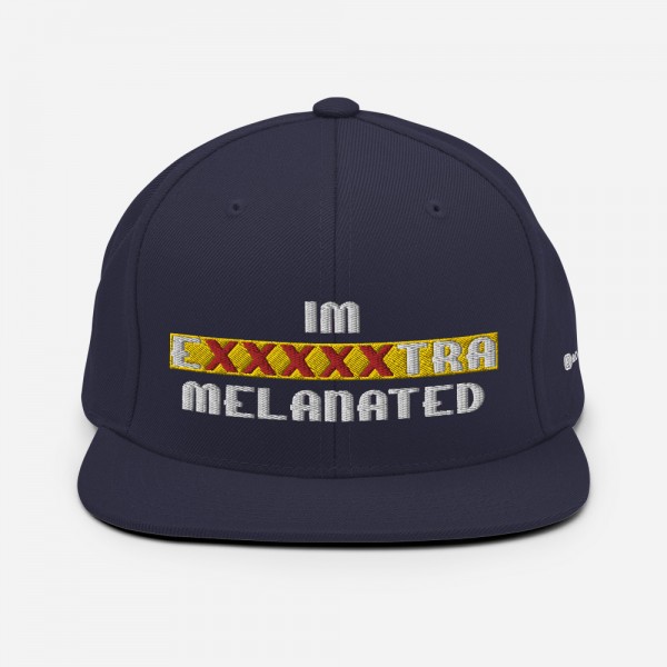 IM EXXXXXXTRA melanated Snapback Hat - Image 35