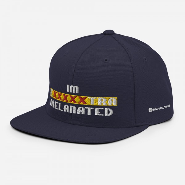 IM EXXXXXXTRA melanated Snapback Hat - Image 37