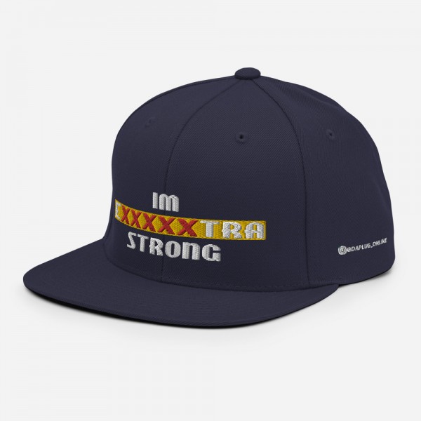 IM EXXXXXXTRA strong Snapback Hat - Image 36