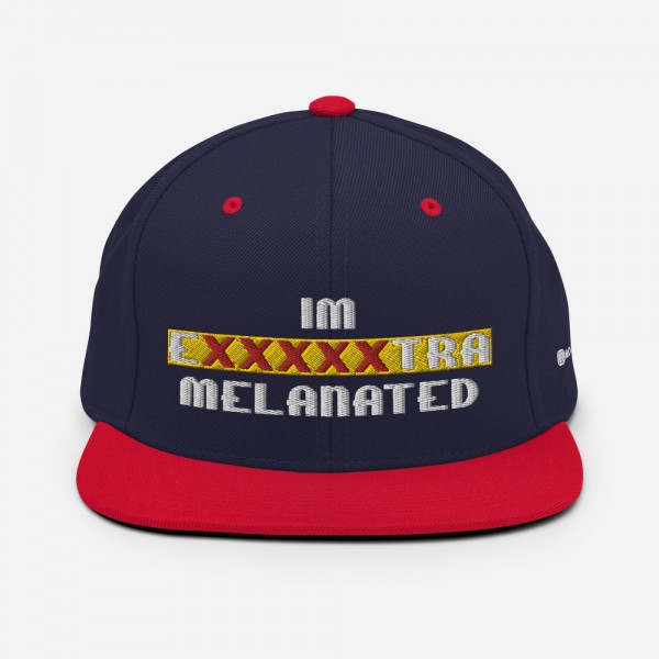 IM EXXXXXXTRA melanated Snapback Hat - Image 32