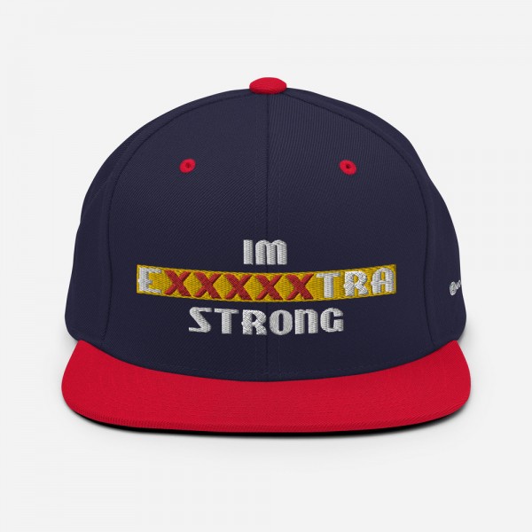 IM EXXXXXXTRA strong Snapback Hat - Image 31