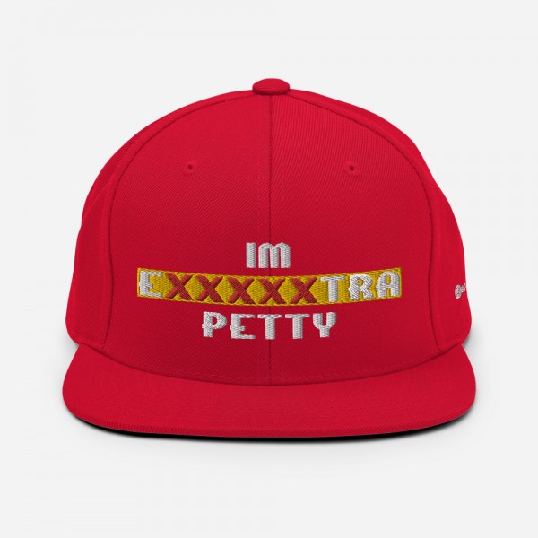IM EXXXXXXTRA petty Snapback Hat - Image 29