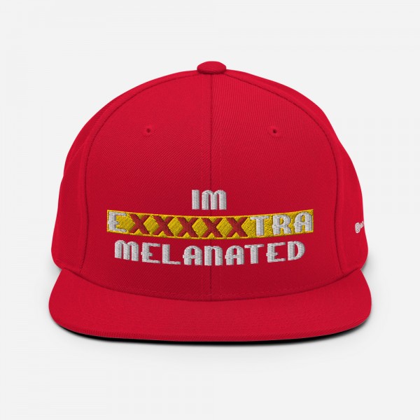 IM EXXXXXXTRA melanated Snapback Hat - Image 29