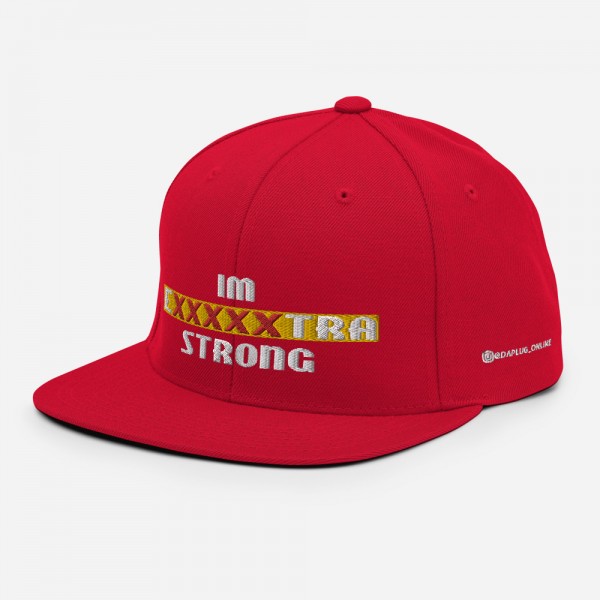 IM EXXXXXXTRA strong Snapback Hat - Image 30