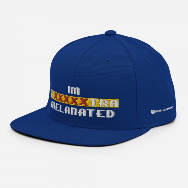 IM EXXXXXXTRA melanated Snapback Hat - Image 28