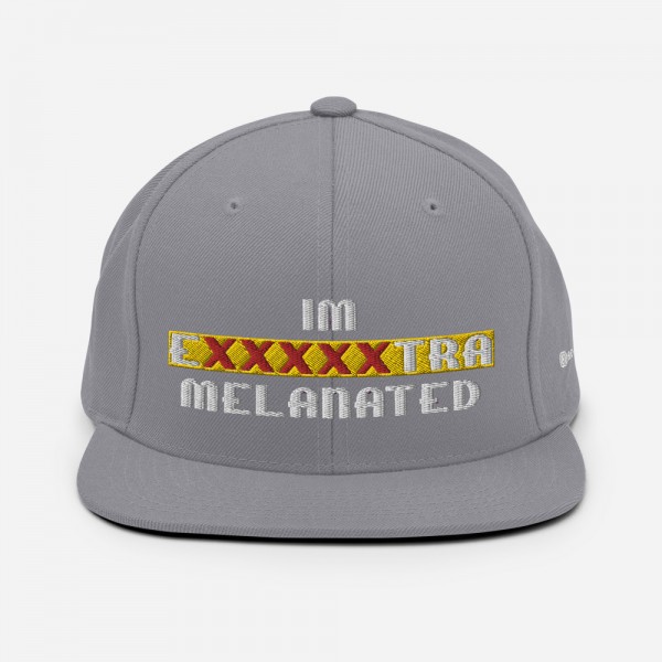 IM EXXXXXXTRA melanated Snapback Hat - Image 55