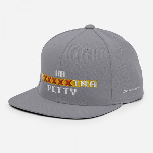 IM EXXXXXXTRA petty Snapback Hat - Image 57