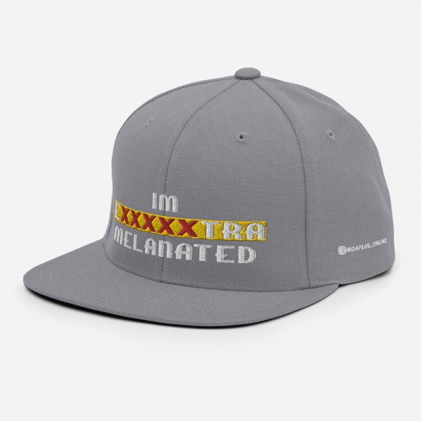 IM EXXXXXXTRA melanated Snapback Hat - Image 57